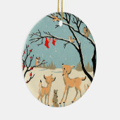  bosvrienden keramisch ornament (Rechts)