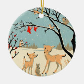  bosvrienden keramisch ornament (Voorkant)