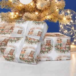 Bosvrienden Kerst Wrap Cadeaupapier