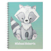 Bosvrienden Knuffel Wasbeer Notitieboek (Voorkant)