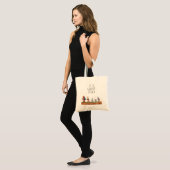 Bosvrienden Leren Tote Bag (Voorkant (model))