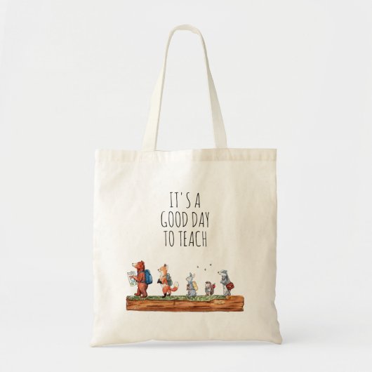 Bosvrienden Leren Tote Bag (Voorkant)
