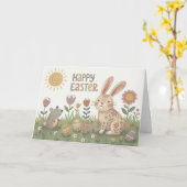 Bosvrienden Pasen Kaart (Gele Bloem)