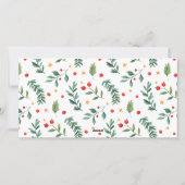 Bosvrienden | Wit | Foto Feestdagenkaart (Achterkant)