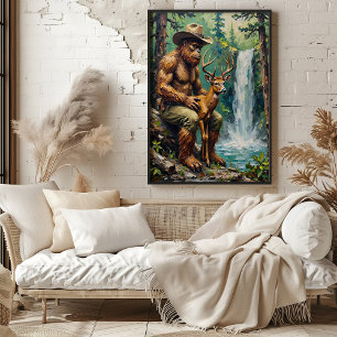 Bosvriendschap: Bigfoot en de Fawn Poster