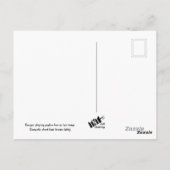 Boswachter de Kat Briefkaart (Achterkant)