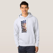 Boswandelende Hond Avontuur Hoodie (Voorkant volledig)