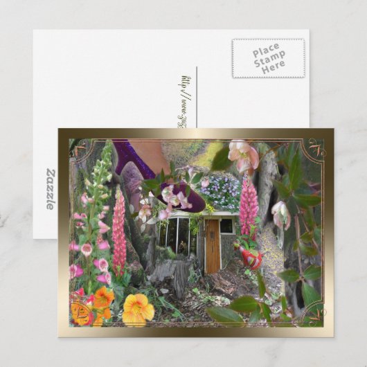 boswandeling briefkaart (Voorkant / Achterkant)