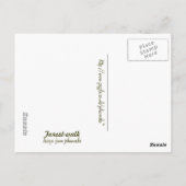 boswandeling briefkaart (Achterkant)