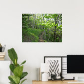 Boswandeling in Acadia National Park Poster (Thuiskantoor)