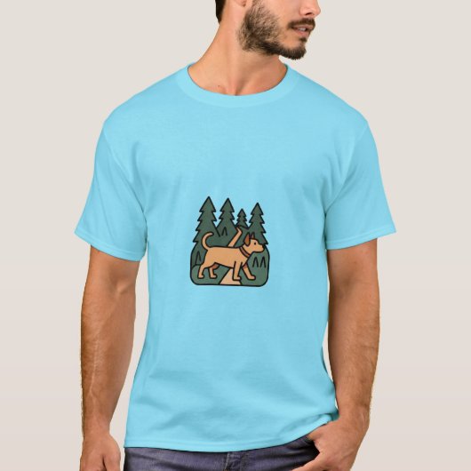 boswandeling t-shirt (Voorkant)