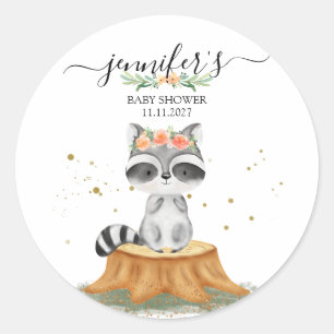 Boswasbeer Ronde Sticker