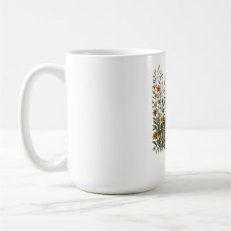 Boswasch Wasbeer Wilde Bloem T-Shirt Koffiemok