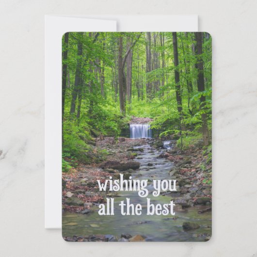 Boswaterval Feestdagenkaart (Voorkant)