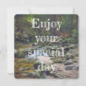 Boswaterval Feestdagenkaart (Voorkant)