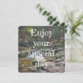 Boswaterval Feestdagenkaart (Staand voorkant)