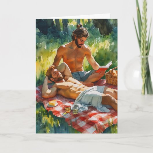 Bosweide Picknick Sereniteit Kaart (Voorkant)