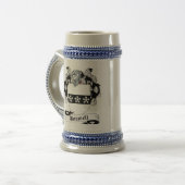 Boswell Coat of Arms Stein - Family Crest Bierpul (Voorkant links)