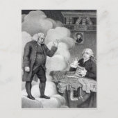 Boswell en de Ghost van Samuel Johnson Briefkaart (Voorkant)