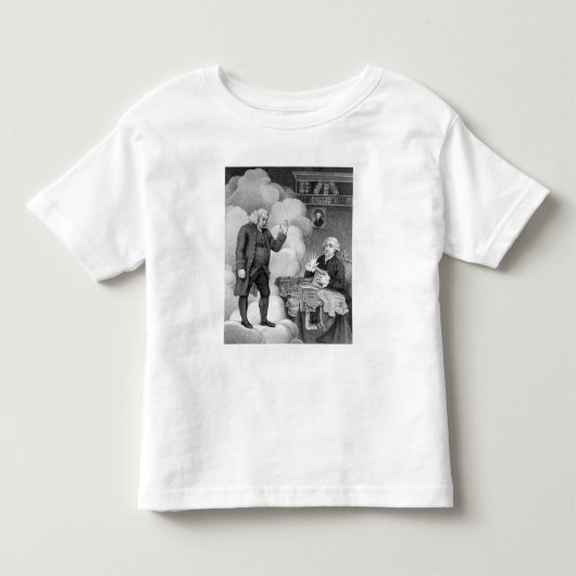 Boswell en de Ghost van Samuel Johnson Kinder Shirts (Voorkant)