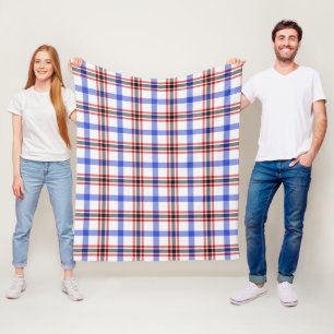 Boswell Modern Schotse ruit Fleece Deken