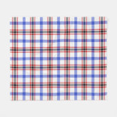 Boswell Modern Schotse ruit Fleece Deken (Voorkant (Horizontaal))