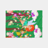 boswezens fleece deken (Voorkant (Horizontaal))