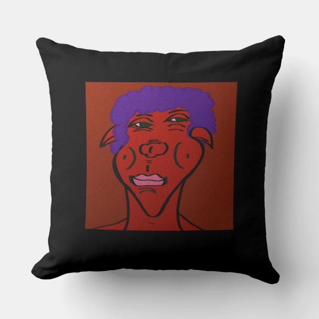 Boswezens Kunst Kussen (Voorkant)