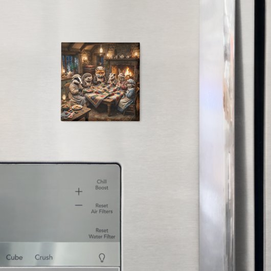 Boswezens Quiltbijeenkomst Magneet (Insitu (Koelkast))