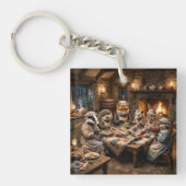 Boswezens Quiltbijeenkomst Sleutelhanger (voorkant)