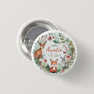 Boswezens Tante om Woodland Whimsy Ronde Button 3,2 Cm