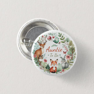 Boswezens | Tante om Woodland Whimsy Ronde Button 3,2 Cm