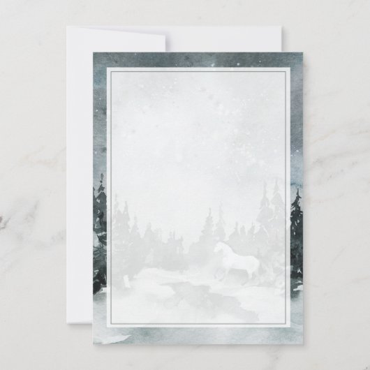 Boswitpaard Kerstmis vrolijk kerstfeest Kaart (Achterkant)