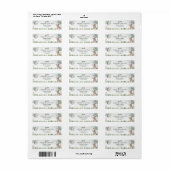 Boswolf Baby Shower Adreslabel Etiket (Full Sheet)