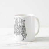 Boswolf Koffiemok (Voorkant rechts)