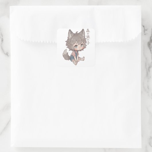 Boswolfkind Chibi Sticker  (Tas)