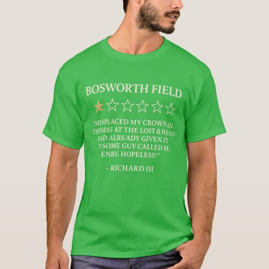 BOSWORTH FIELD T-SHIRT (Voorkant)