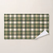 Boswoud Groen Tartan Plaid Bad Handdoek (Handdoek)
