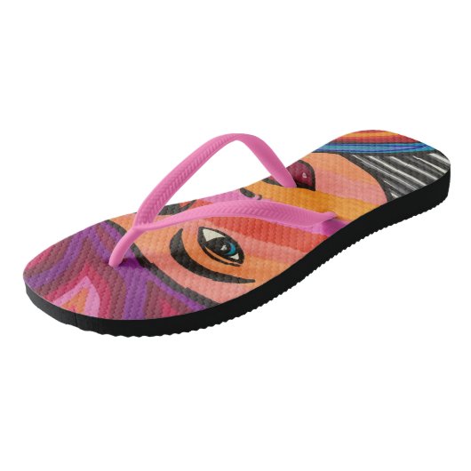 Boszijde Teenslippers (Schuin)