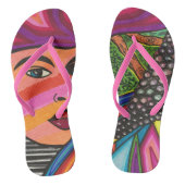 Boszijde Teenslippers (Voetbed)