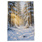 Boszonlicht • Premium Geschenktas Medium Cadeauzakje (Achterkant)