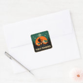 Boszwervver - Natuurverkenner van de Oude Bossen Vierkante Sticker (Envelop)