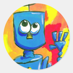 bot001,07 ronde sticker