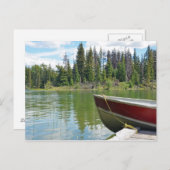 Bot aan boord van het briefkaart (Voorkant / Achterkant)