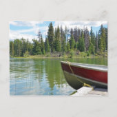 Bot aan boord van het briefkaart (Voorkant)