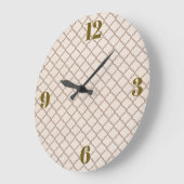 Bot/Beige Marokkaans Traliewerk  Grote Klok (Hoek)