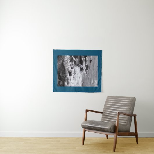 Bot bij de strand wandkleed (In Situ (horizontaal))