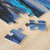 Bot bij zee ophangtapijten poster legpuzzel (Zijkant)