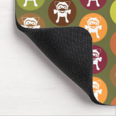 Bot! Circle Print Autumn-kleuren Muismat (Hoek)