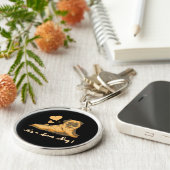 Bot Day - Pug Good Mood Sleutelhanger (Zijkant)